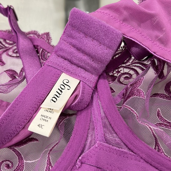 Soma sensuous lace unlined bra 40C - Picture 4 of 5